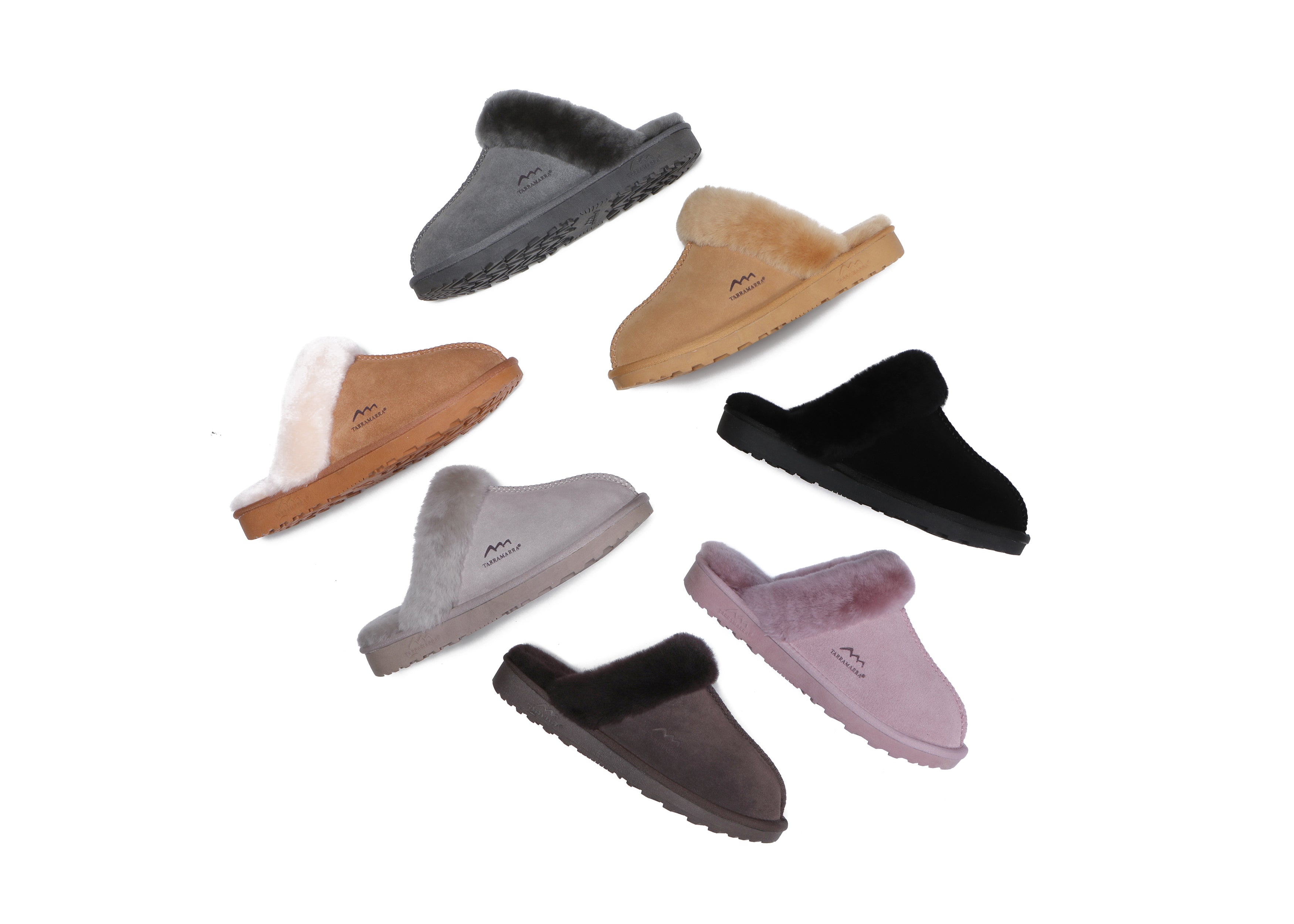 TARRAMARRA Premium Sheepskin Unisex Slippers Lyla-Slippers-PEROZ Accessories