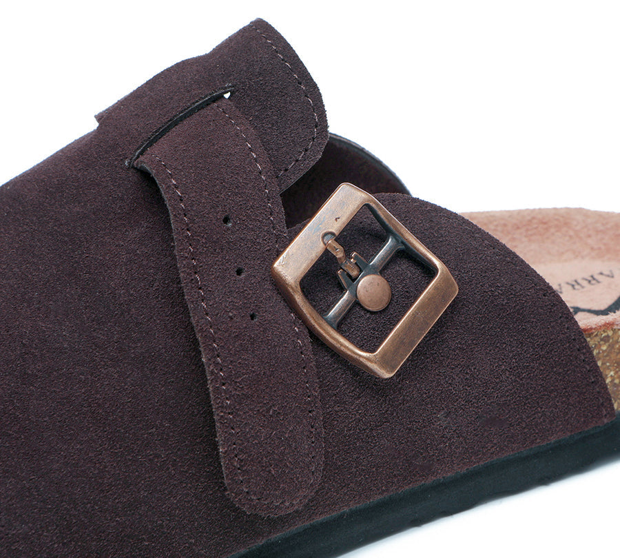 TARRAMARRA Slip-on Flat Sandals with Adjustable Buckled Straps Unisex Mason-Sandals-PEROZ Accessories