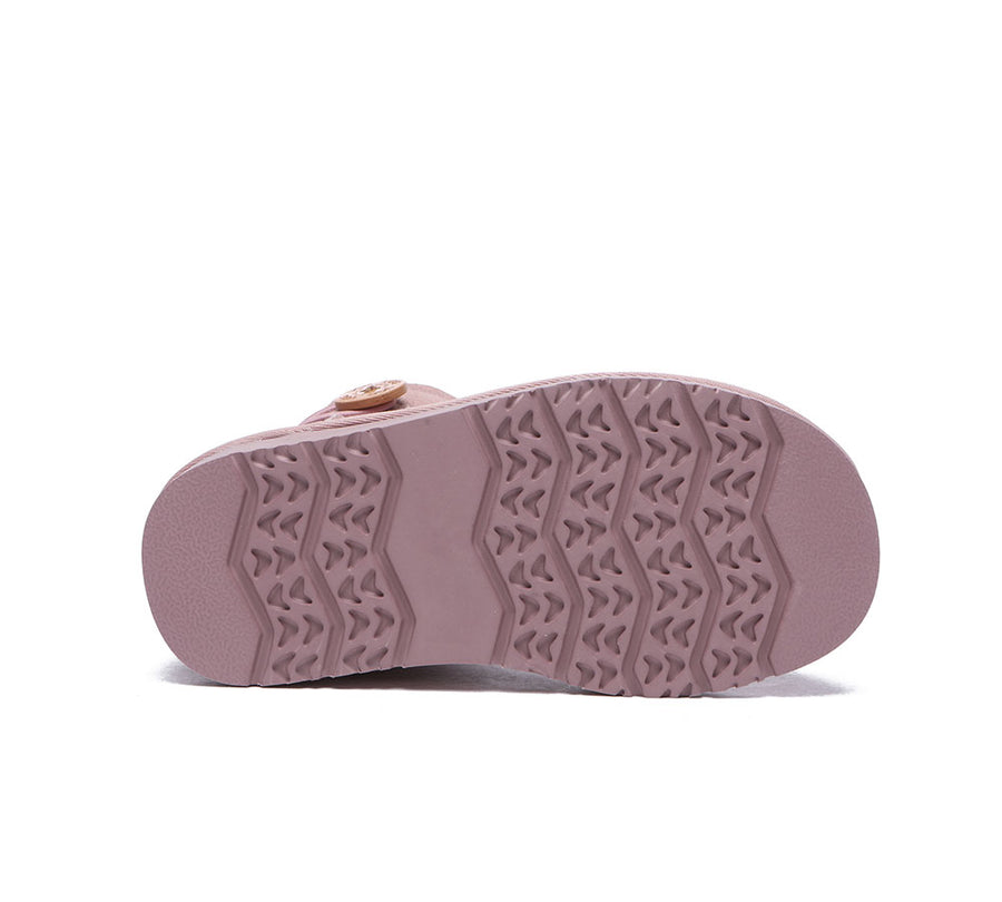 Australian Shepherd Ugg Boots Nolan Kids Mini Button-Kid Boots-PEROZ Accessories