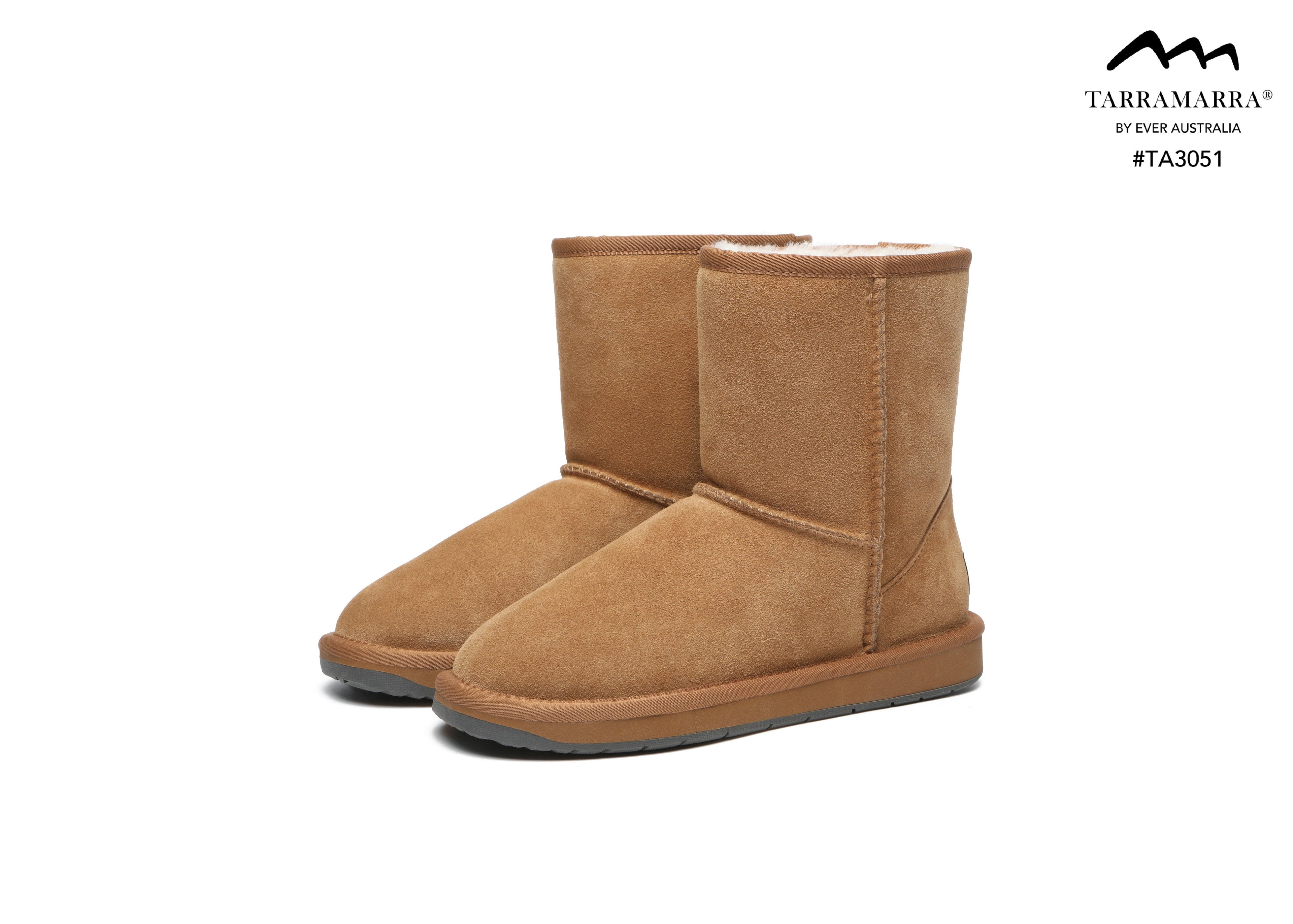 TARRAMARRA Premium Australian Sheepskin Wool Boots Unisex Short Classic Plus-Boots-PEROZ Accessories