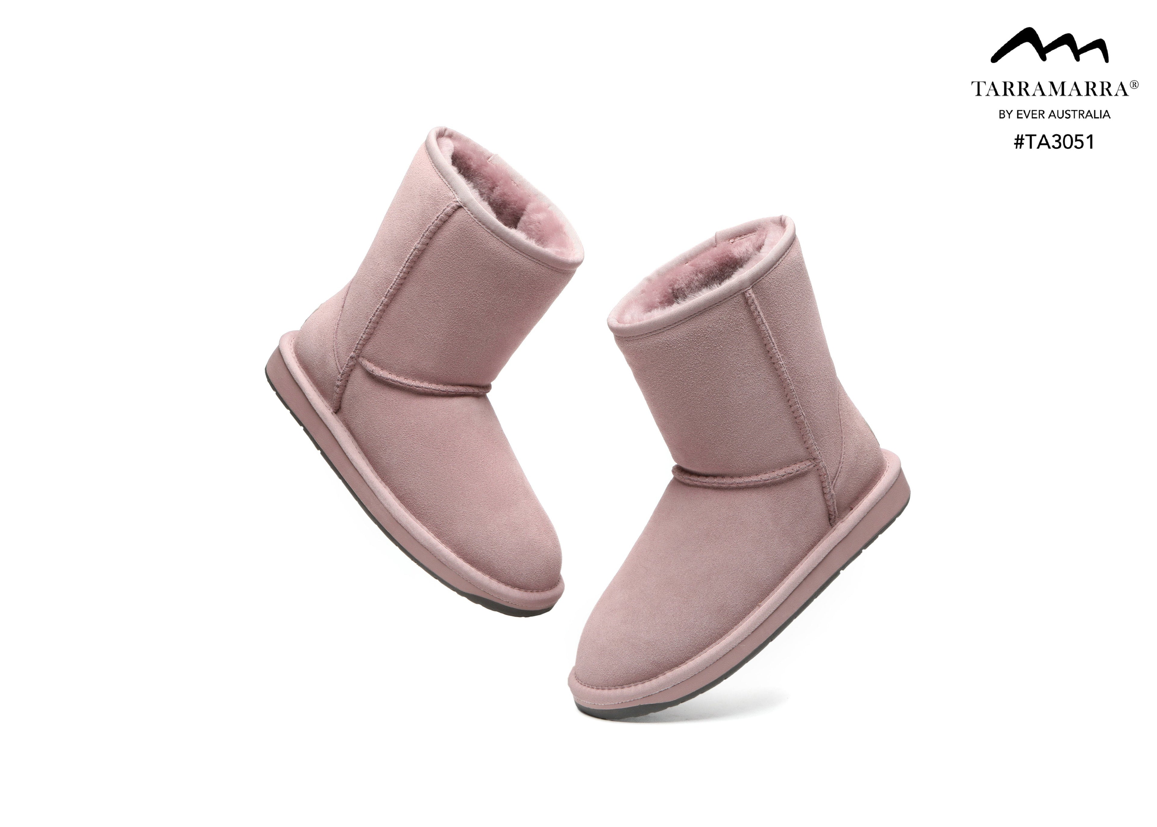 TARRAMARRA Premium Australian Sheepskin Wool Boots Unisex Short Classic Plus-Boots-PEROZ Accessories