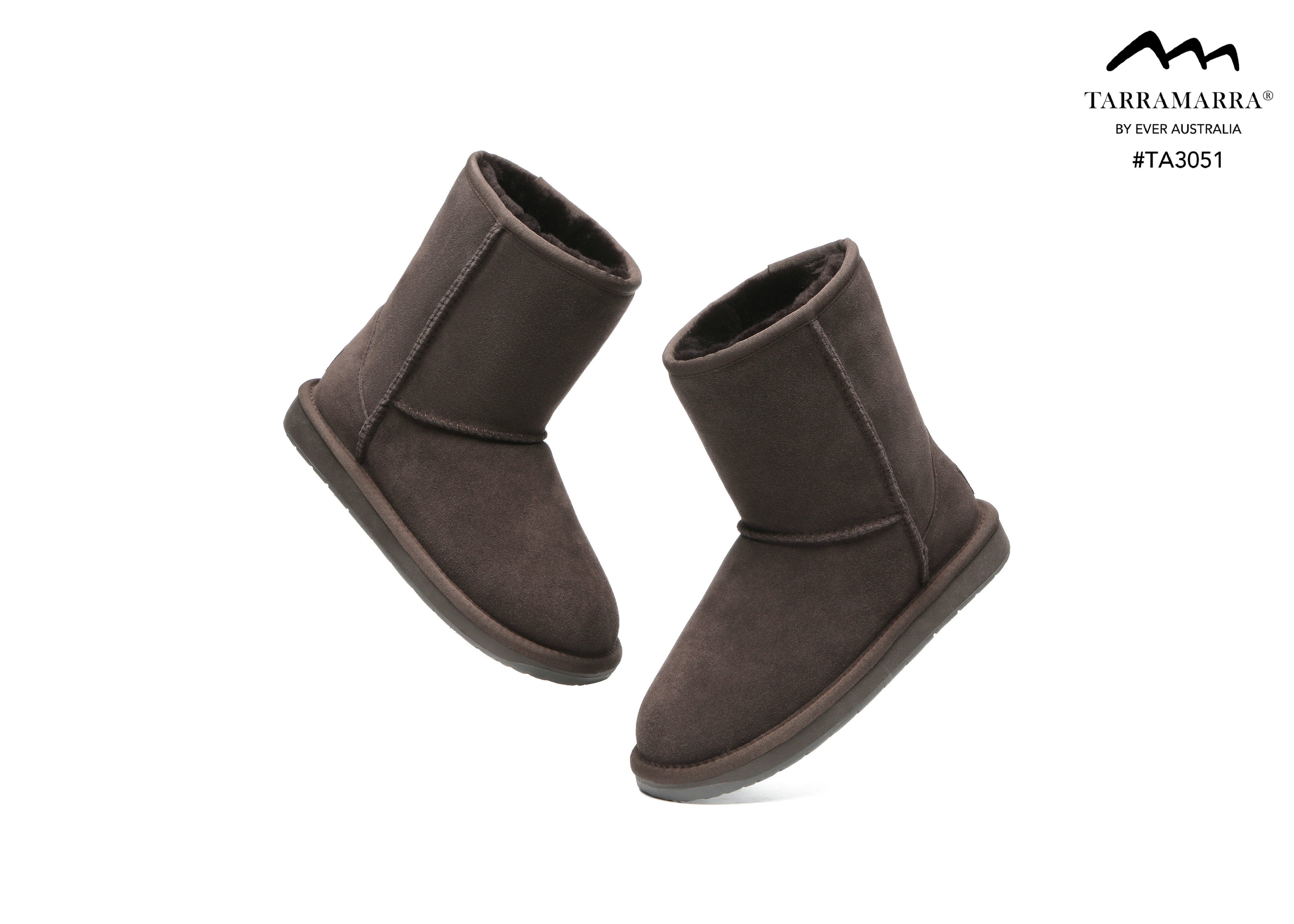 TARRAMARRA UGG Sheepskin Short Classic Sheepskin Boots Water Resistant-Boots-PEROZ Accessories