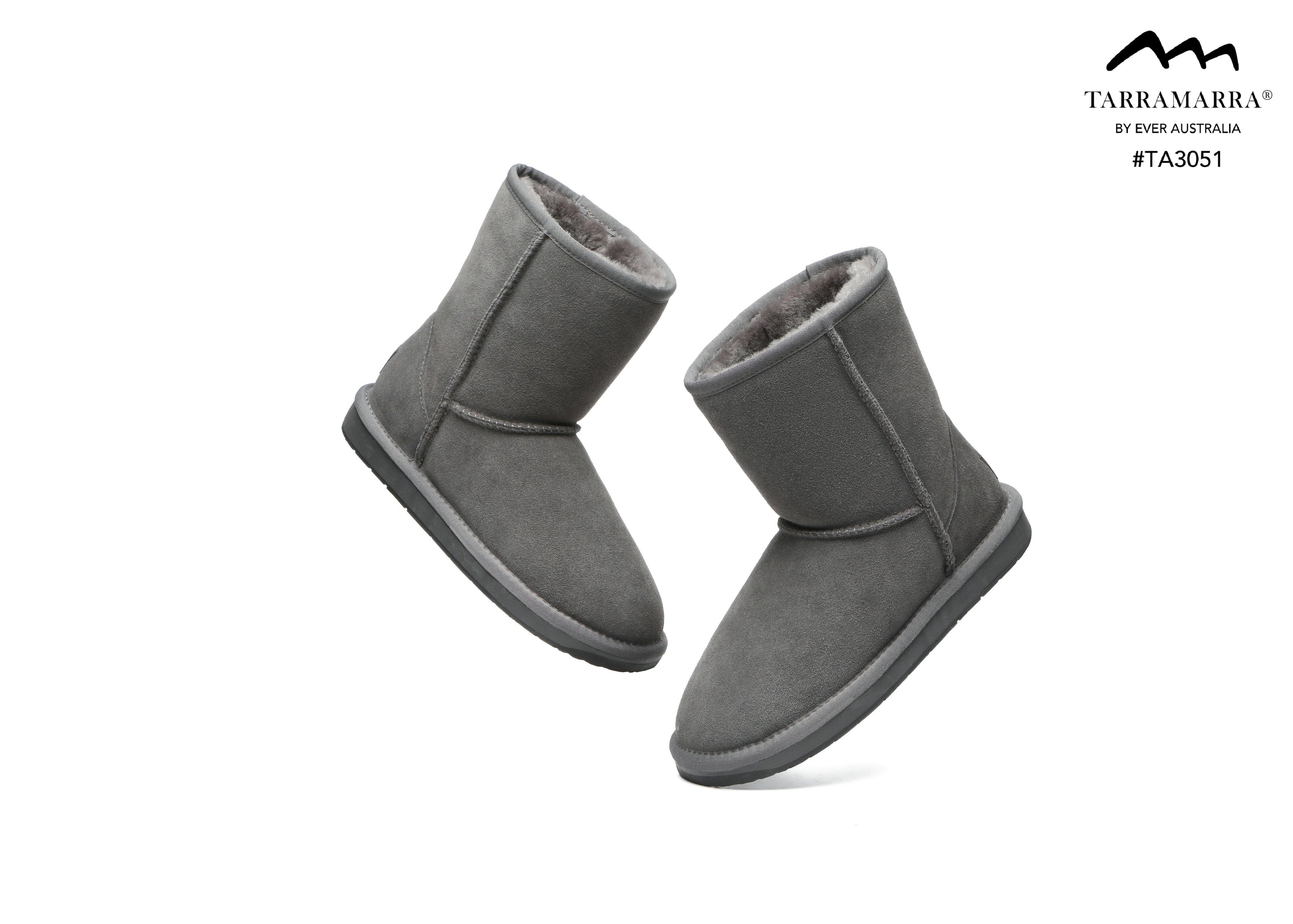 TARRAMARRA Premium Australian Sheepskin Wool Boots Unisex Short Classic Plus-Boots-PEROZ Accessories