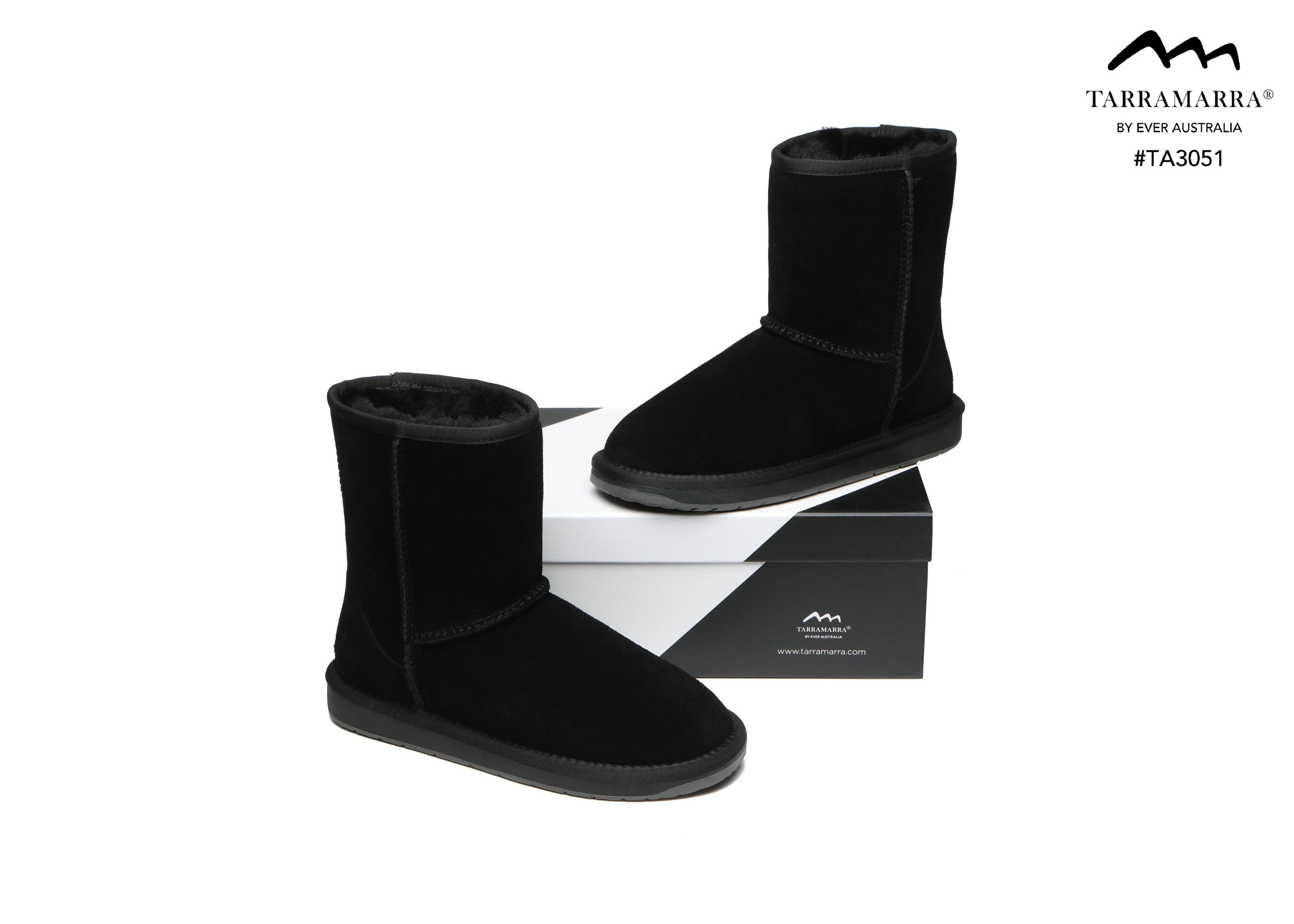 TARRAMARRA UGG Sheepskin Short Classic Sheepskin Boots Water Resistant-Boots-PEROZ Accessories