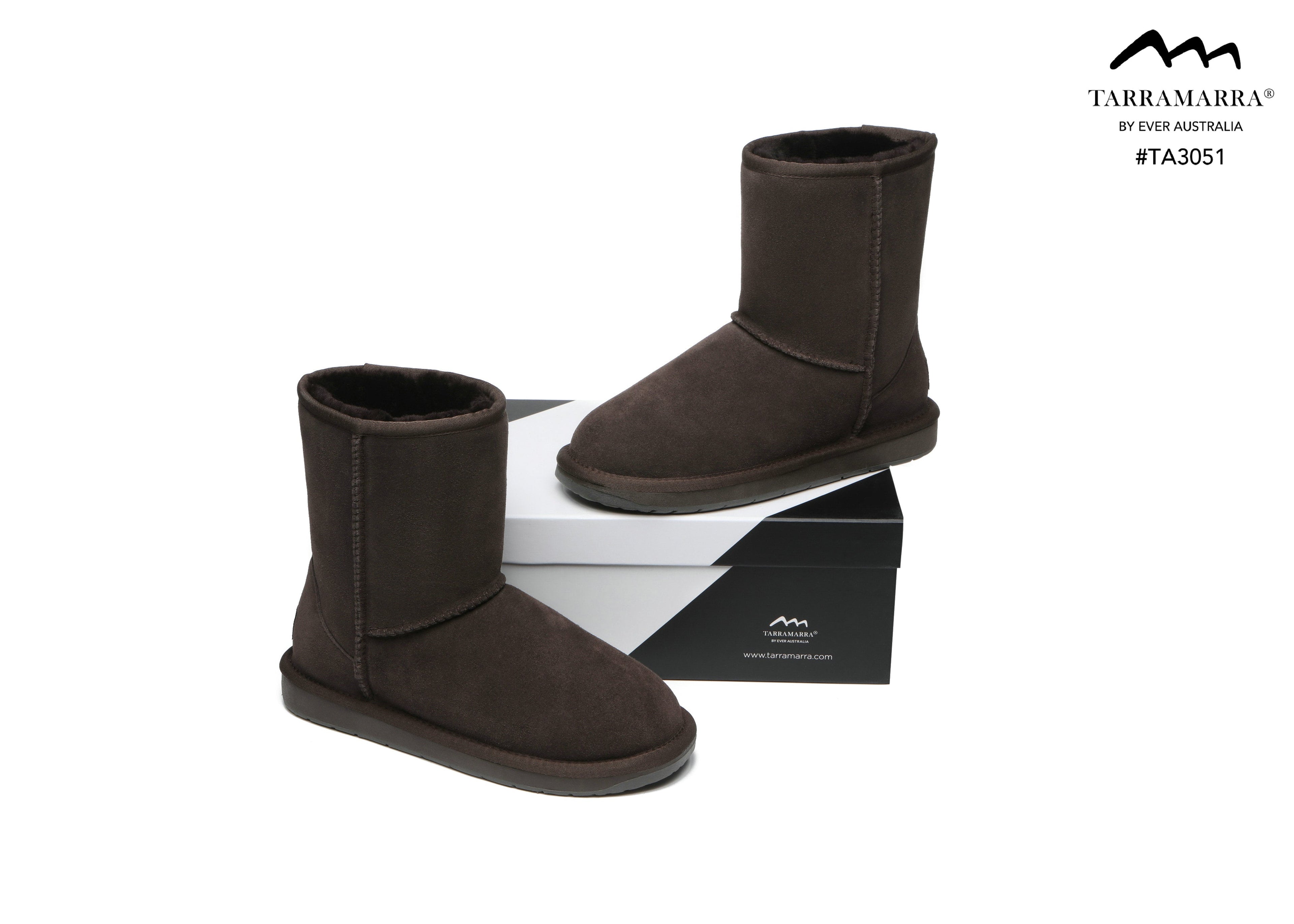TARRAMARRA UGG Sheepskin Short Classic Sheepskin Boots Water Resistant-Boots-PEROZ Accessories