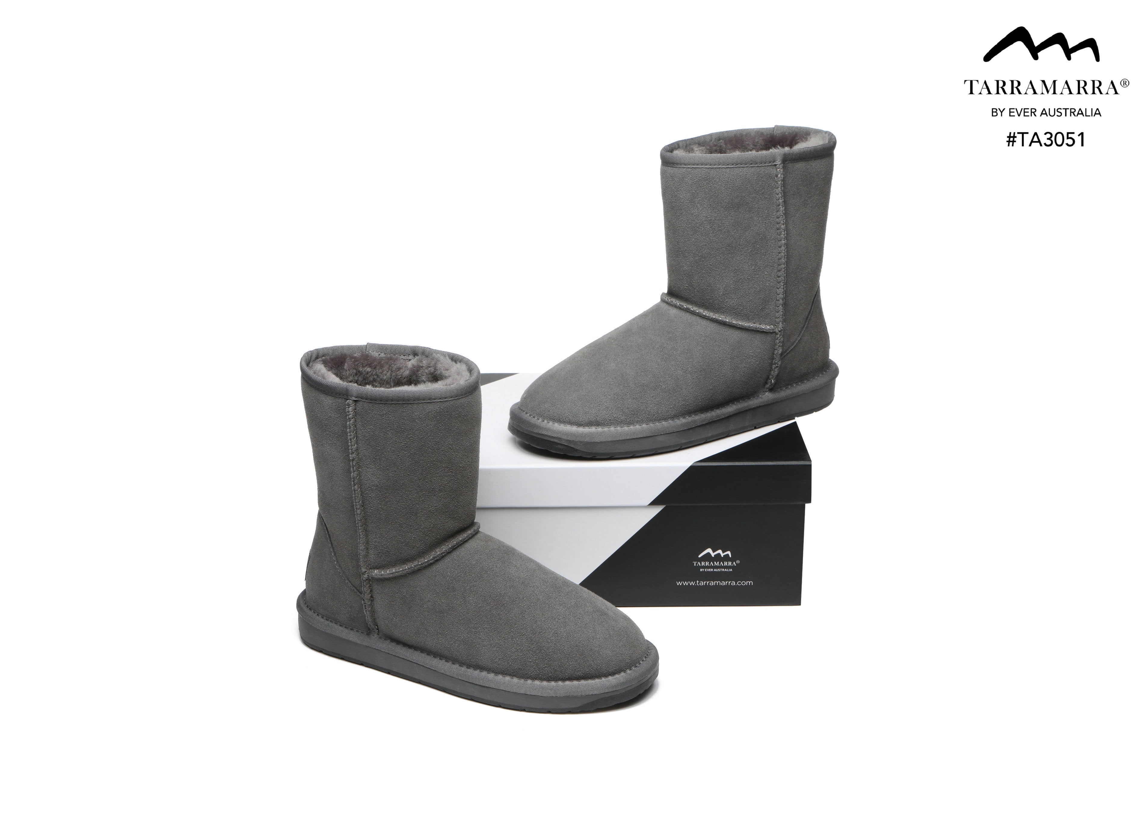 TARRAMARRA Premium Australian Sheepskin Wool Boots Unisex Short Classic Plus-Boots-PEROZ Accessories