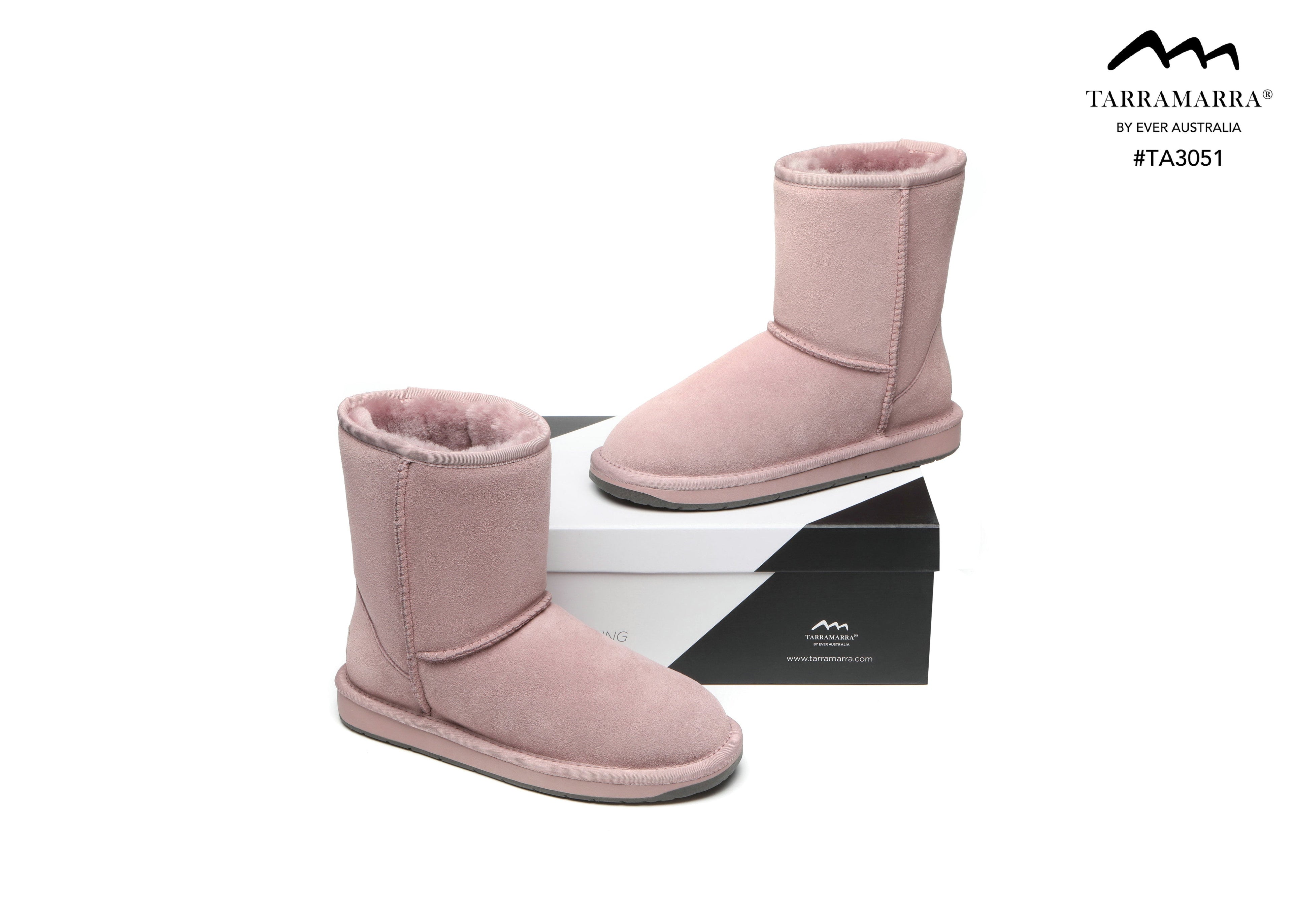 TARRAMARRA UGG Sheepskin Short Classic Sheepskin Boots Water Resistant-Boots-PEROZ Accessories