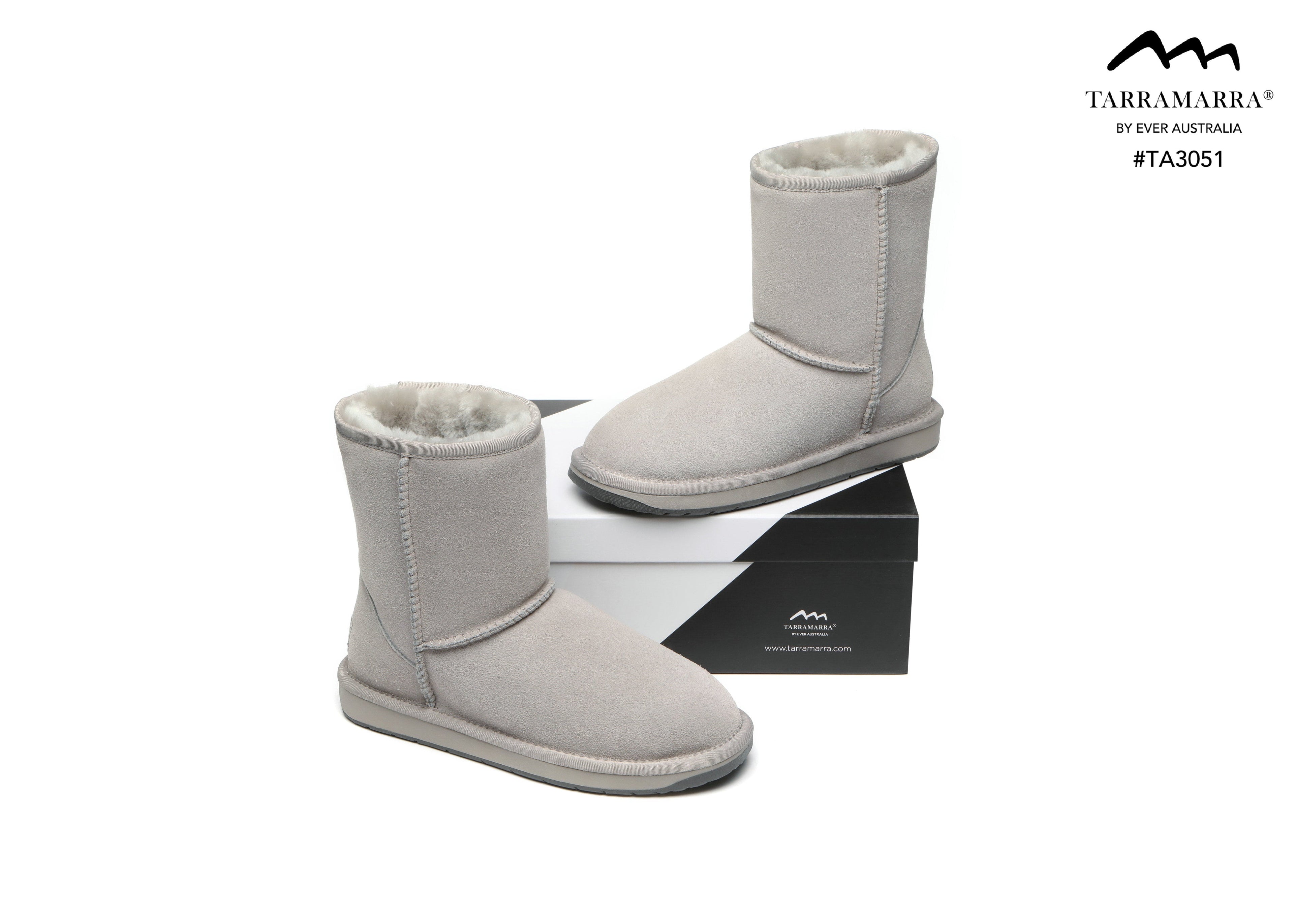 TARRAMARRA Premium Australian Sheepskin Wool Boots Unisex Short Classic Plus-Boots-PEROZ Accessories