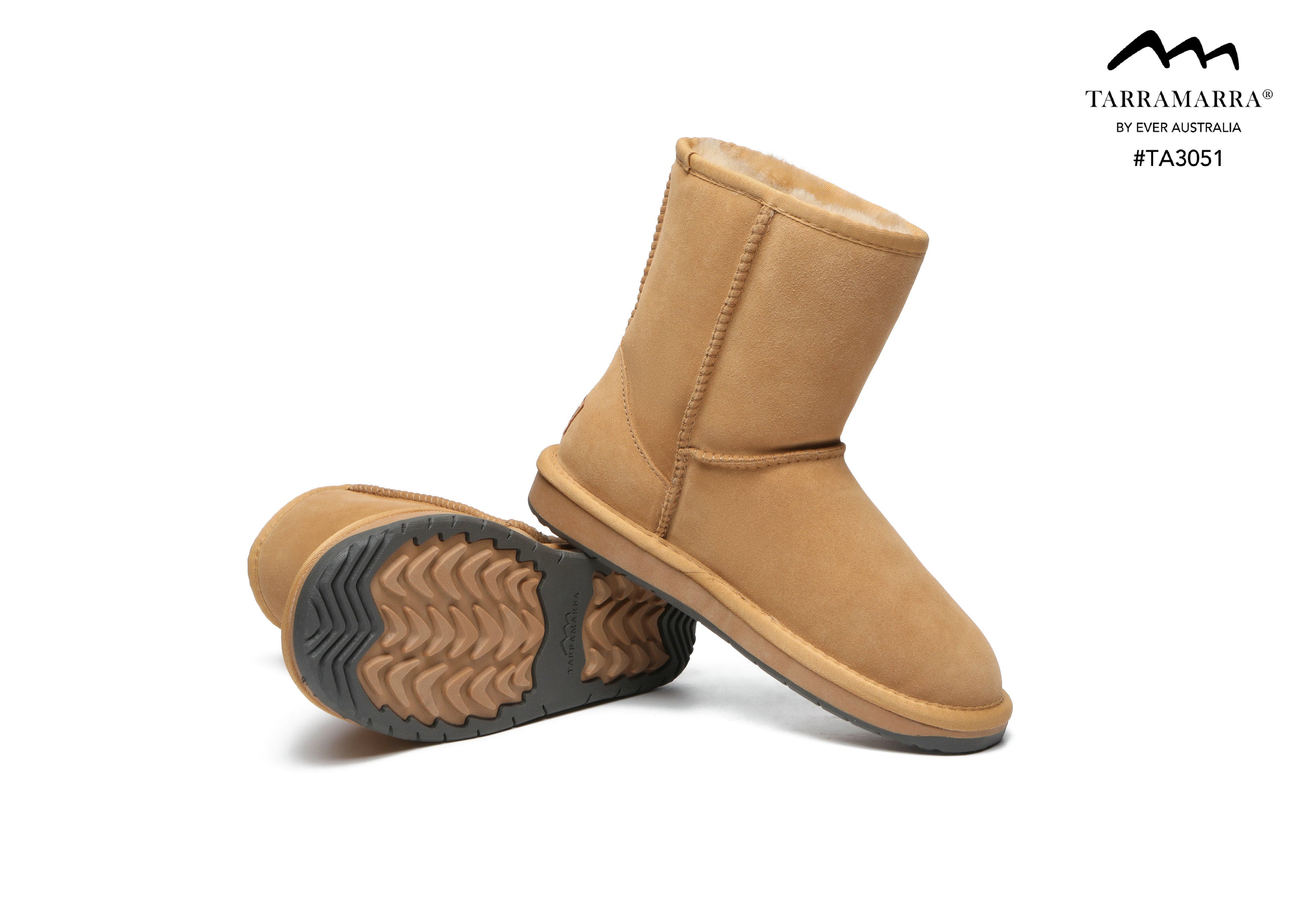 TARRAMARRA UGG Sheepskin Short Classic Sheepskin Boots Water Resistant-Boots-PEROZ Accessories