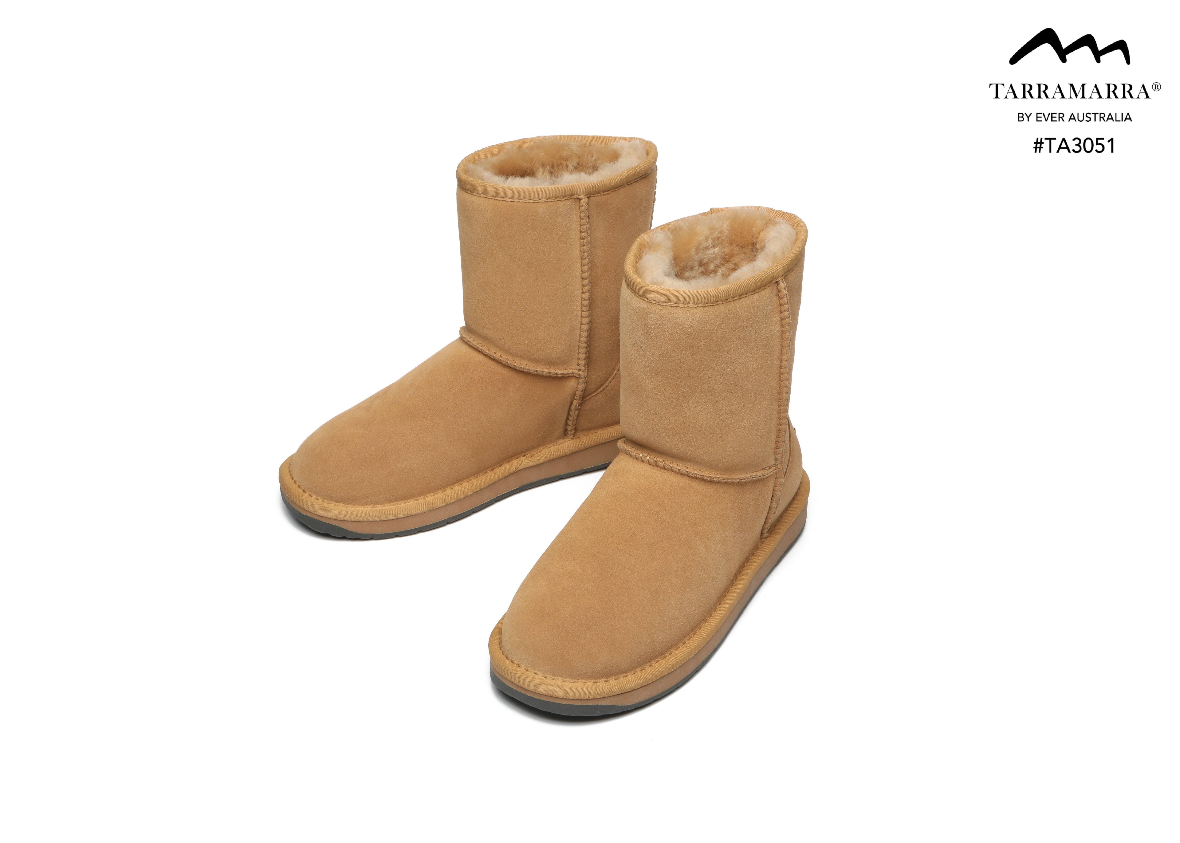 TARRAMARRA UGG Sheepskin Short Classic Sheepskin Boots Water Resistant-Boots-PEROZ Accessories