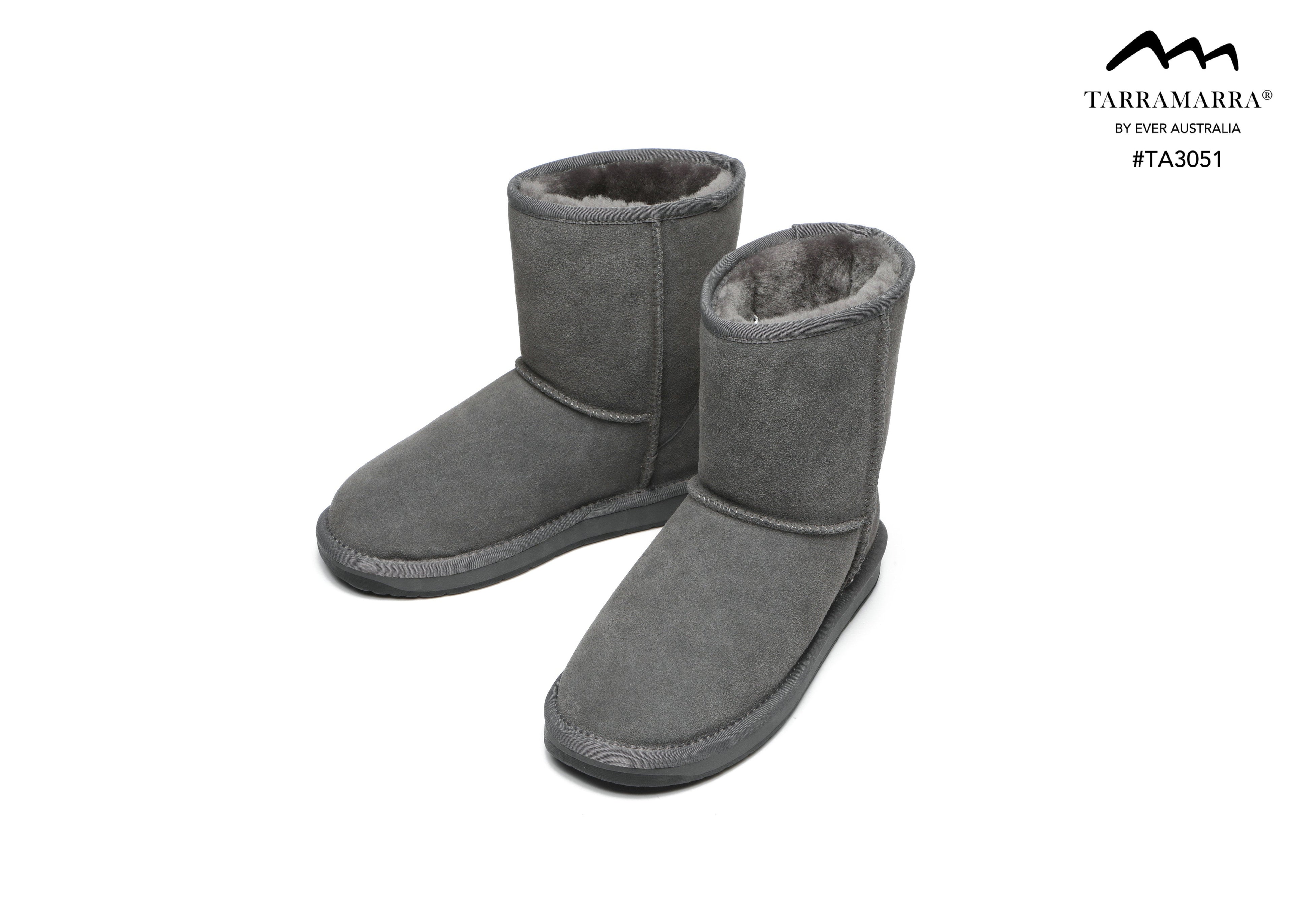 TARRAMARRA Premium Australian Sheepskin Wool Boots Unisex Short Classic Plus-Boots-PEROZ Accessories