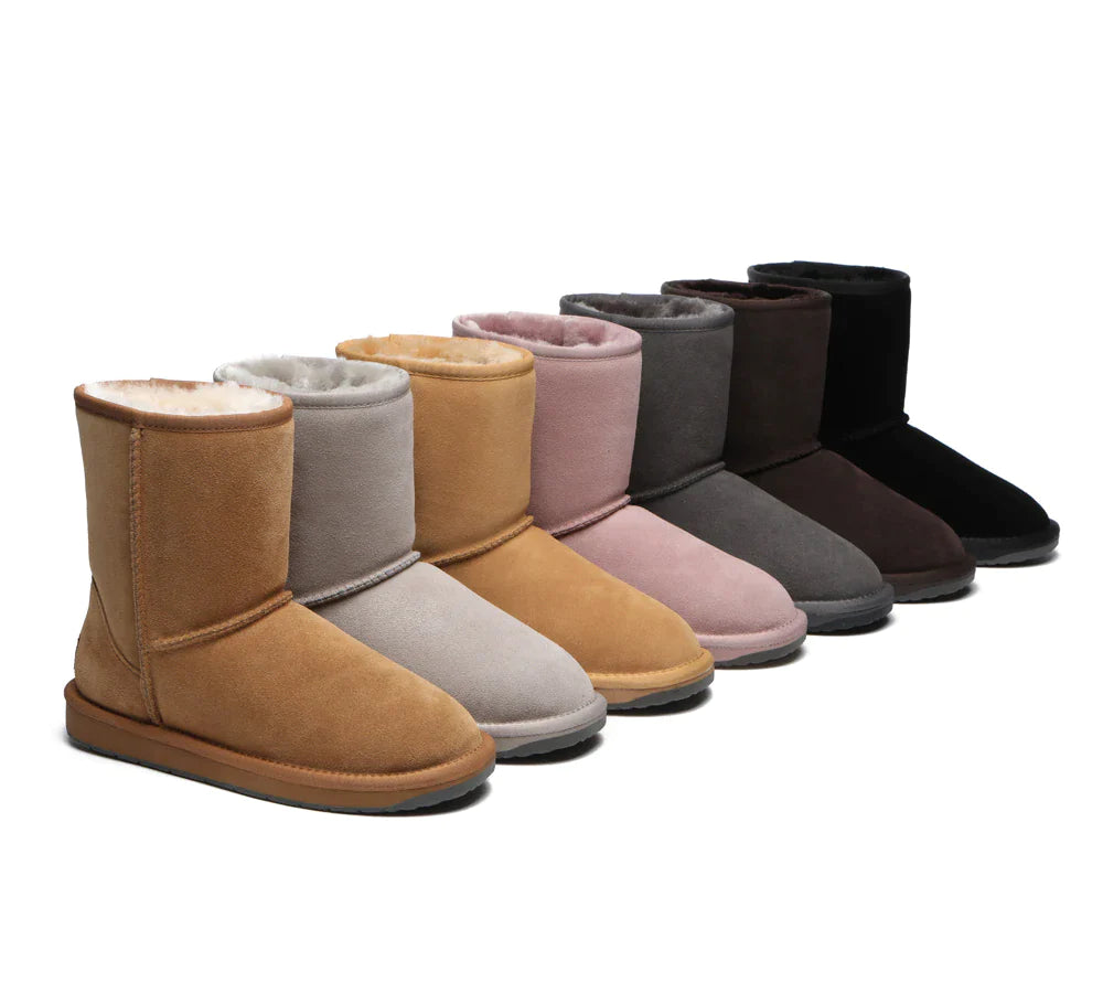 TARRAMARRA UGG Sheepskin Short Classic Sheepskin Boots Water Resistant-Boots-PEROZ Accessories
