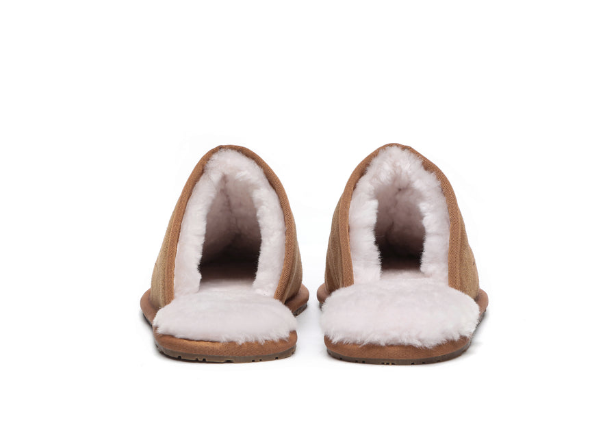 Australian ShepherdUGG Men Sheepskin Slipper Water Resistant Bennett-Slippers-PEROZ Accessories