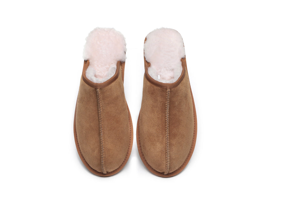 Australian ShepherdUGG Men Sheepskin Slipper Water Resistant Bennett-Slippers-PEROZ Accessories