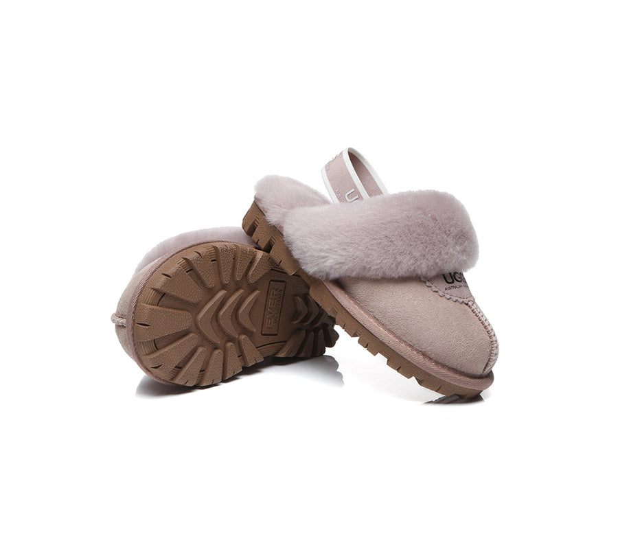 Kids Sling back UGG Slipper Kids Waffle Plus-Slippers-PEROZ Accessories