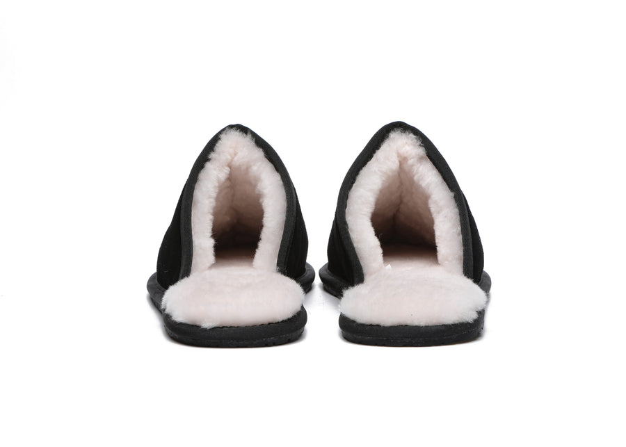 Australian ShepherdUGG Men Sheepskin Slipper Water Resistant Bennett-Slippers-PEROZ Accessories