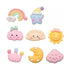 Anykidz 8pcs Weather Design Shoe Charm Accessories Jeans Clogs Pendant Pin Designer Ornament Jibbitz for Crocs-Shoe Charms-PEROZ Accessories