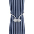 Anyhouz Curtains 100cm Yale Blue Premium Plain Design Window Drape Curtains for Beedroom Living Room-Curtains & Drapes-PEROZ Accessories