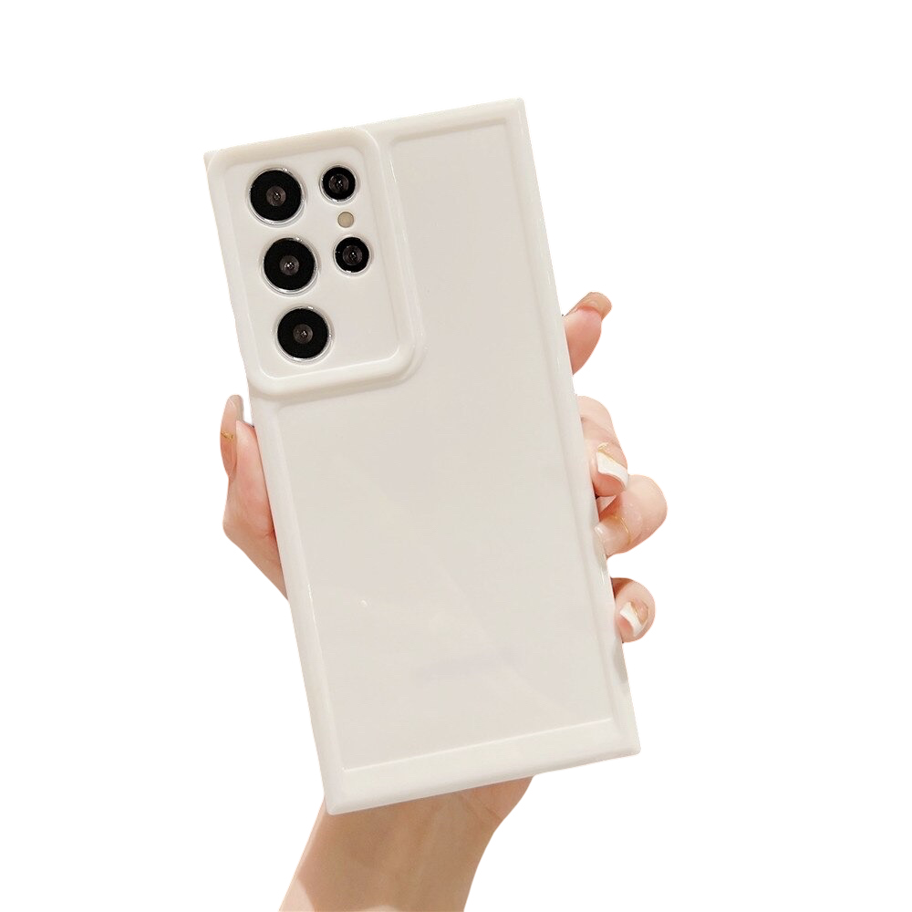 Anymob Samsung White Space Case Jelly Crystal Shockproof Full Protect Camera Soft Shell For Samsung Cover Compatible-Mobile Phone Cases-PEROZ Accessories