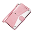 Anymob Samsung Pink Splicing Flip Leather Case Card Slot Wallet Phone Cover-Mobile Phone Cases-PEROZ Accessories