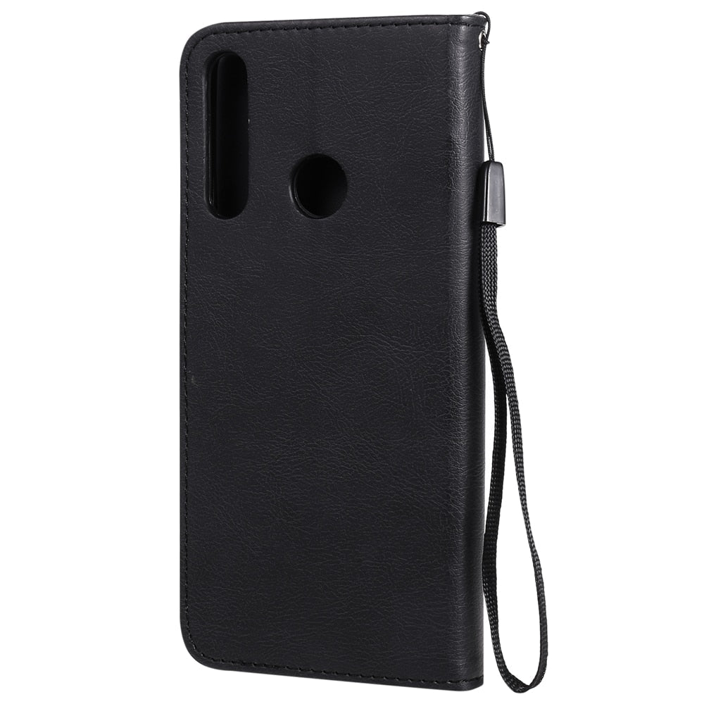 Anymob Huawei Phone Case Red Flip Leather Luxury Business Phone Cover-PEROZ Accessories