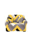 Anyhouz 2 Seater Sofa Cover Yellow Wave Style and Protection For Living Room Sofa Chair Elastic Stretchable Slipcover-Slipcovers-PEROZ Accessories