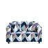 Anyhouz 2 Seater Sofa Cover Blue White Geometric Style and Protection For Living Room Sofa Chair Elastic Stretchable Slipcover-Slipcovers-PEROZ Accessories