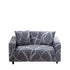 Anyhouz 2 Seater Sofa Cover Dark Gray Style and Protection For Living Room Sofa Chair Elastic Stretchable Slipcover-Slipcovers-PEROZ Accessories