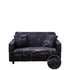 Anyhouz 2 Seater Sofa Cover Marble Black Style and Protection For Living Room Sofa Chair Elastic Stretchable Slipcover-Slipcovers-PEROZ Accessories