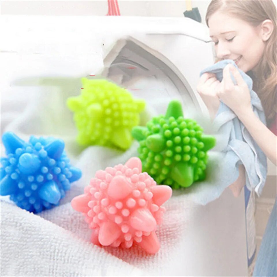Anyhouz Magic Laundry Ball Random Color Sponge Reusable Pet Hair Lint Fiber Catcher Remover Tool For Washing Machine-Bathroom and Toilet Accessories-PEROZ Accessories