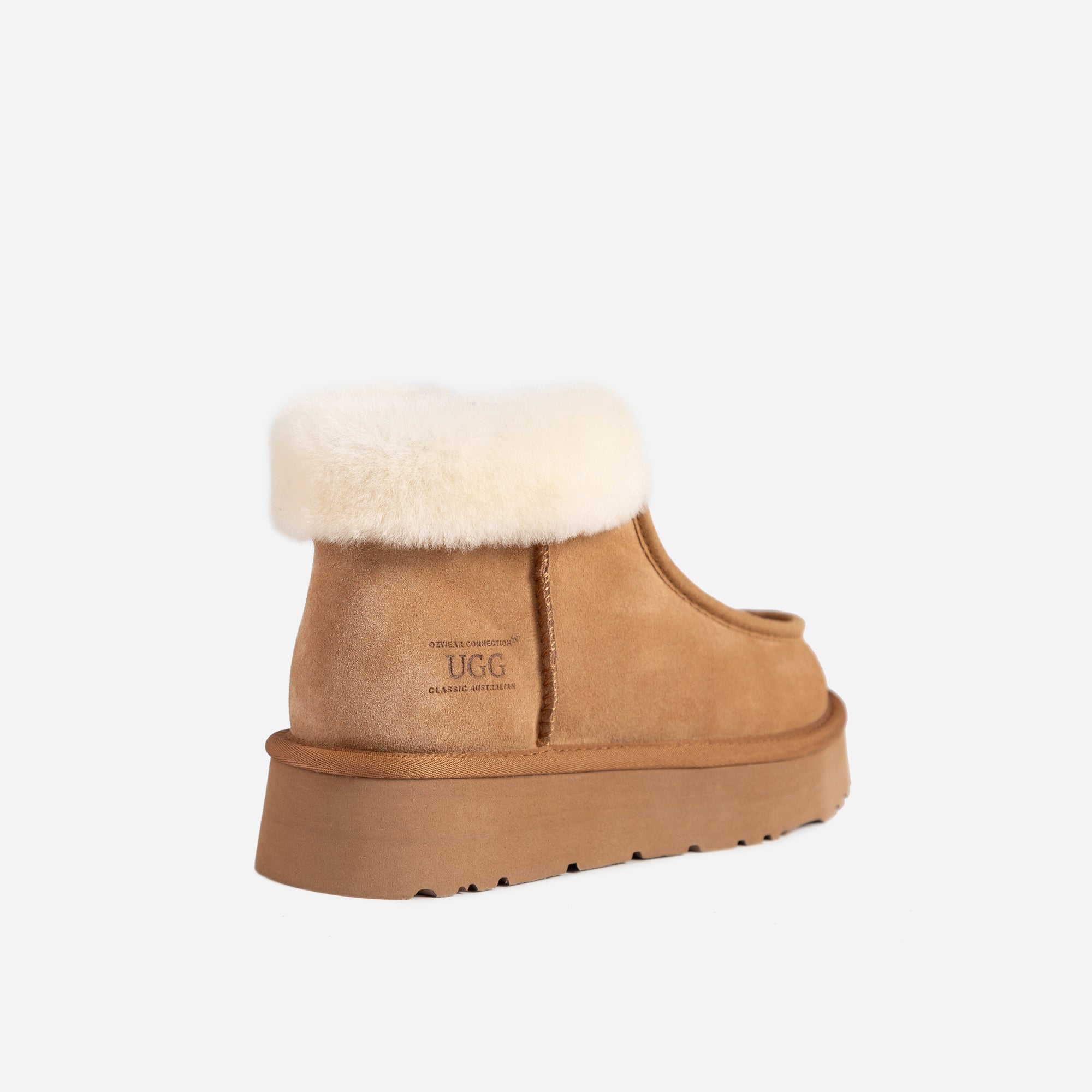 Ugg Della Platform Zip Boots-Boots-PEROZ Accessories