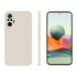 Anymob Xiaomi Phone Case White Square Candy Silicone For Redmi Note 10 10S 9S 9 Pro Max 8 7 Pro 9T Mi 11 Lite POCO X3 M3 F3 Slim Soft Cover-Mobile Phone Cases-PEROZ Accessories