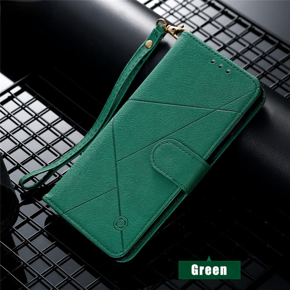 Anymob Samsung Rosy Red Leather Flip Case Wallet Phone Cover Protection-Mobile Phone Cases-PEROZ Accessories