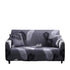 Anyhouz 3 Seater Sofa Cover Gray Feather Style and Protection For Living Room Sofa Chair Elastic Stretchable Slipcover-Slipcovers-PEROZ Accessories