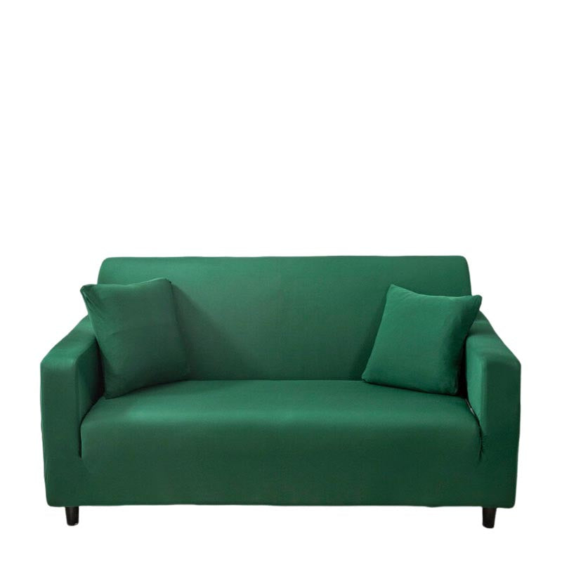 Anyhouz 3 Seater Sofa Cover Plain Green Style and Protection For Living Room Sofa Chair Elastic Stretchable Slipcover-Slipcovers-PEROZ Accessories