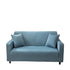 Anyhouz 3 Seater Sofa Cover Plain Grey Blue Style and Protection For Living Room Sofa Chair Elastic Stretchable Slipcover-Slipcovers-PEROZ Accessories