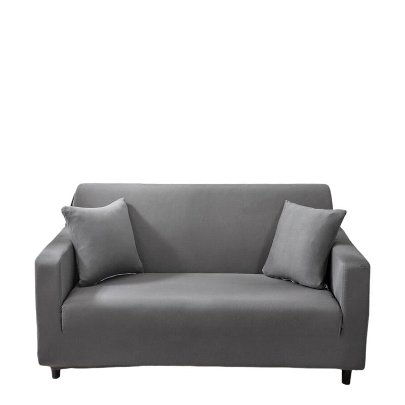 Anyhouz 3 Seater Sofa Cover Plain Grey Style and Protection For Living Room Sofa Chair Elastic Stretchable Slipcover-Slipcovers-PEROZ Accessories