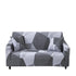 Anyhouz 3 Seater Sofa Cover White Gray Geometric Style and Protection For Living Room Sofa Chair Elastic Stretchable Slipcover-Slipcovers-PEROZ Accessories
