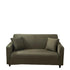 Anyhouz 3 Seater Sofa Cover Plain Army Green Style and Protection For Living Room Sofa Chair Elastic Stretchable Slipcover-Slipcovers-PEROZ Accessories