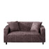 Anyhouz 3 Seater Sofa Cover Chocolate Brown Style and Protection For Living Room Sofa Chair Elastic Stretchable Slipcover-Slipcovers-PEROZ Accessories