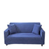 Anyhouz 3 Seater Sofa Cover Plain Royal Blue Style and Protection For Living Room Sofa Chair Elastic Stretchable Slipcover-Slipcovers-PEROZ Accessories