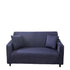 Anyhouz 3 Seater Sofa Cover Plain Navy Blue Style and Protection For Living Room Sofa Chair Elastic Stretchable Slipcover-Slipcovers-PEROZ Accessories