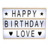 Battery Powered LED Light Cinematic Decorative Letter Box 85 Letters Numbers-Other-PEROZ Accessories