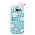 Anymob Samsung Case Sky Blue Soft Silicone 3D Unicorn Panda Phone Cover Protection-Mobile Phone Cases-PEROZ Accessories