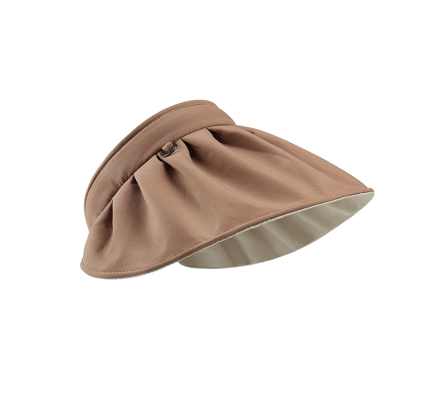 TARRAMARRA 2 in 1 Visor Reversible Wide Brim Headband Foldable Cap Lavinia-Hats-PEROZ Accessories
