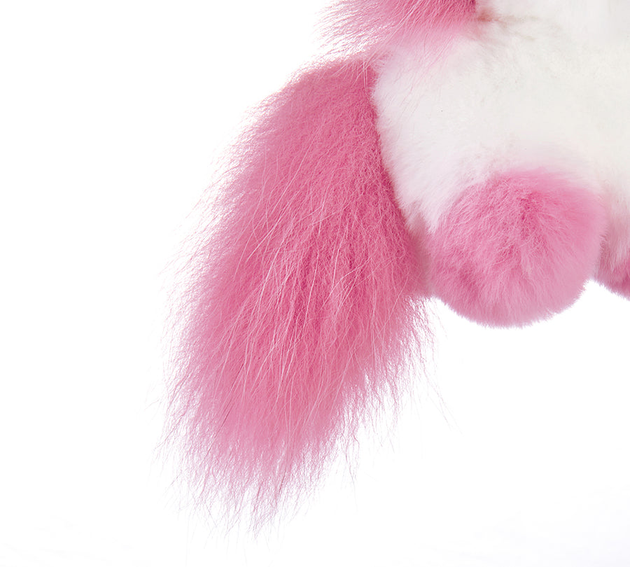 TARRAMARRA Fluffy Unicorn Keyring-Keychains-PEROZ Accessories