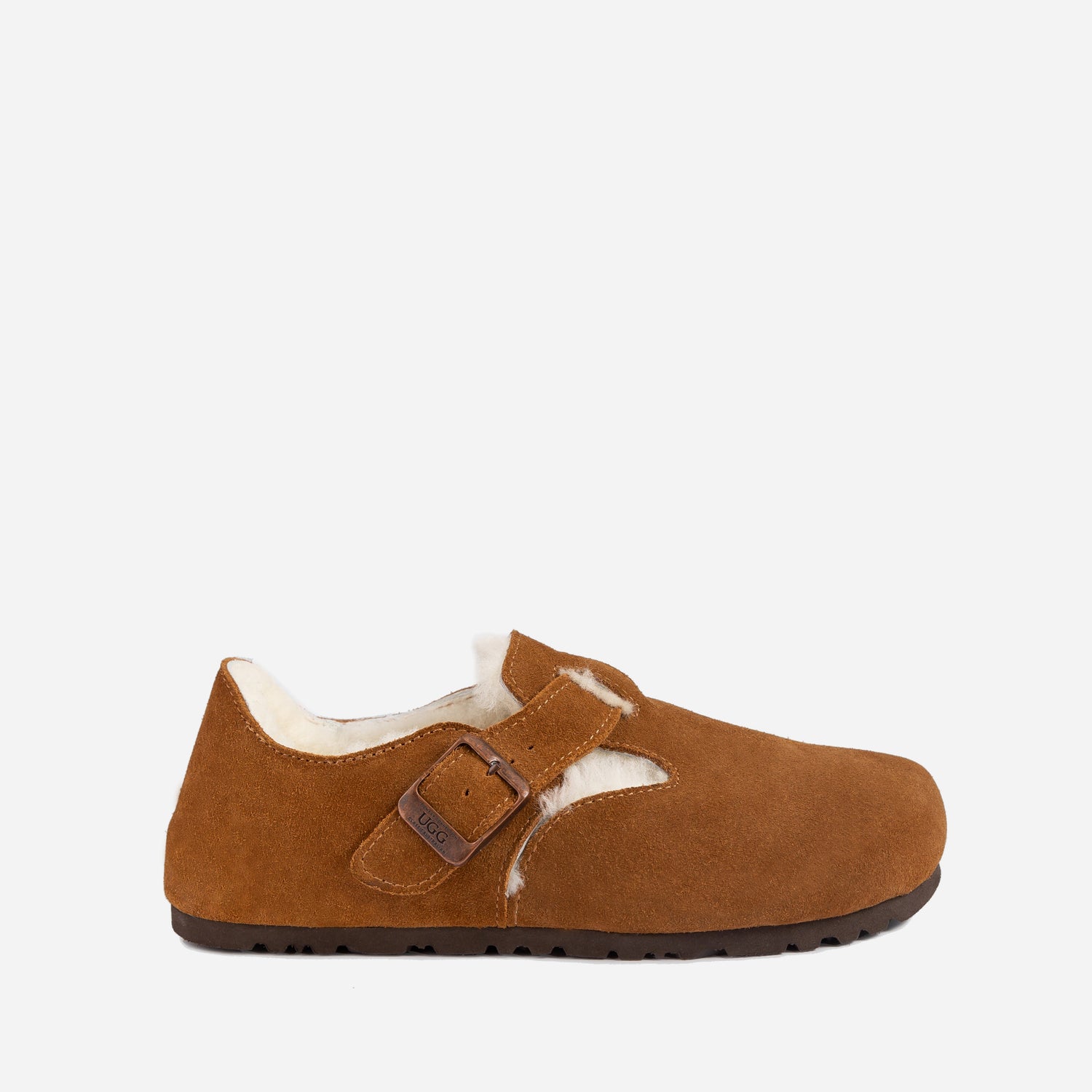 UGG Aussie Shearling Mule Loafers-Moccasins-PEROZ Accessories
