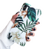 Anymob Samsung Floral Green Marble Flower Case Back Cover Art Leaf Silicone Phone Protection-Mobile Phone Cases-PEROZ Accessories