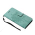 Anymob Samsung Turquoise Leather Flip Case Cover Phone Bag Shell Cover-PEROZ Accessories