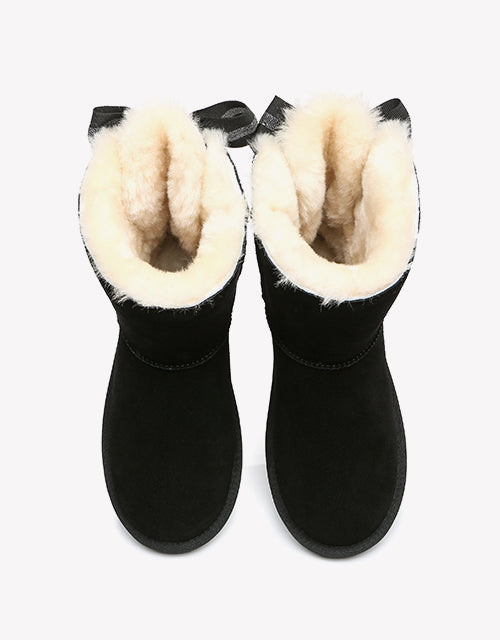 Australian Shepherd AS UGG Short Boots Basia with Bailey Bow-Boots-PEROZ Accessories